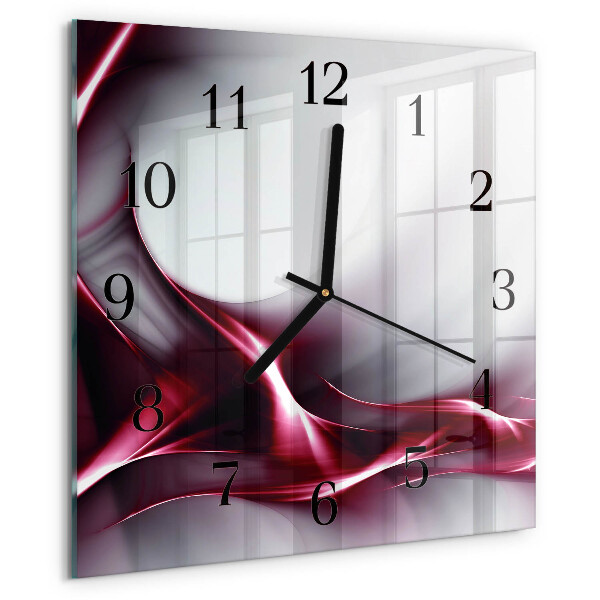 Wanduhr aus glas Abstraktion
