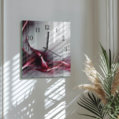 Wanduhr aus glas Abstraktion