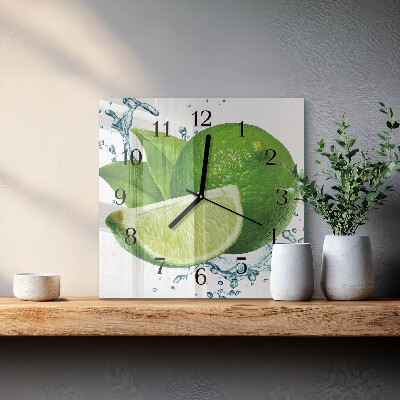 Wanduhr aus glas Kalziumkarbonat