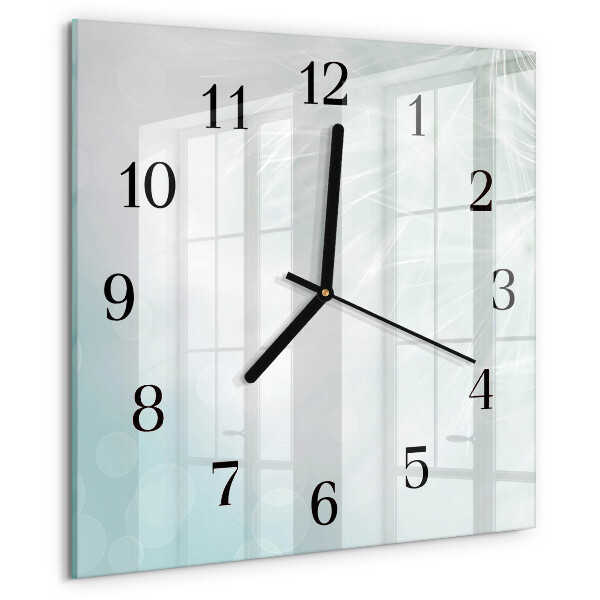 Wanduhr aus glas Abstraktion