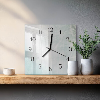 Wanduhr aus glas Abstraktion