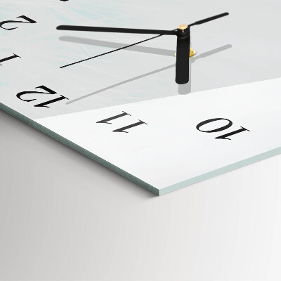 Wanduhr aus glas Abstraktion