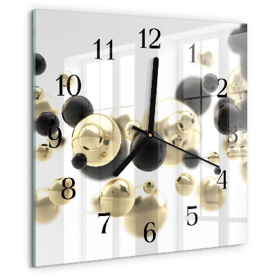 Wanduhr aus glas Abstraktion