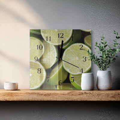 Wanduhr aus glas Kalziumkarbonat