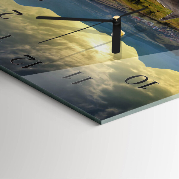 Wanduhr aus glas Pfadgebirge
