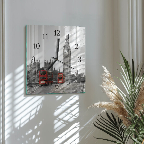 Wanduhr aus glas London