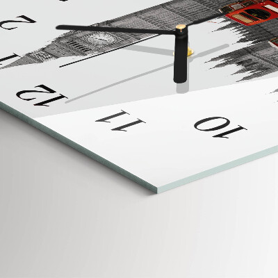 Wanduhr aus glas London