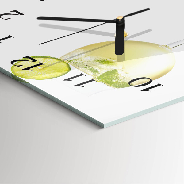 Wanduhr aus glas Kalziumkarbonat