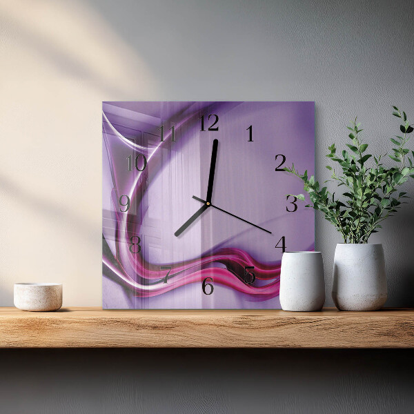 Wanduhr aus glas Abstraktion