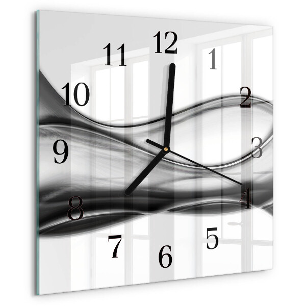 Wanduhr aus glas Abstraktion