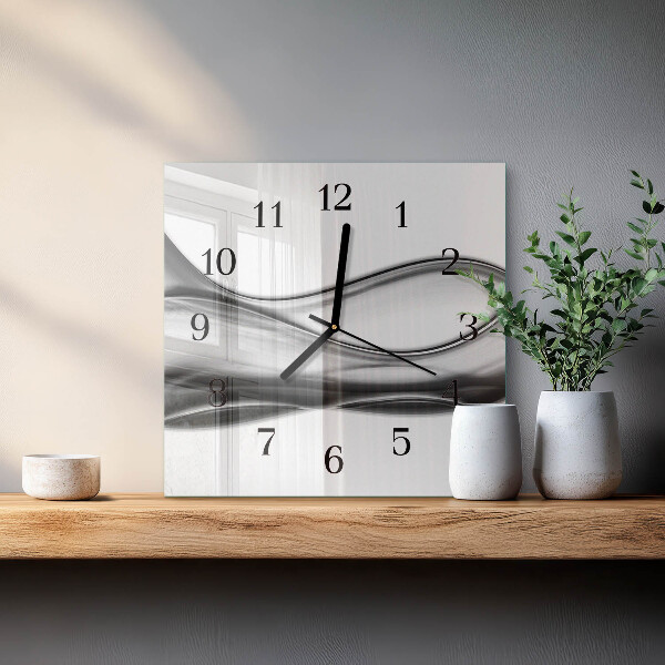 Wanduhr aus glas Abstraktion