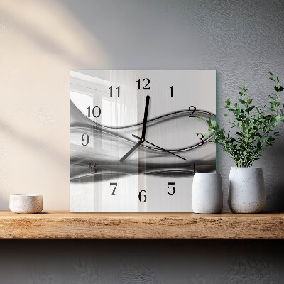 Wanduhr aus glas Abstraktion