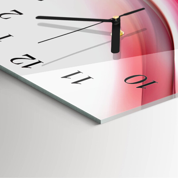 Wanduhr aus glas Abstraktion