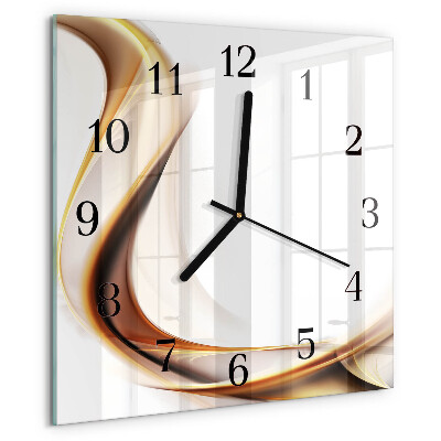 Wanduhr aus glas Abstraktion