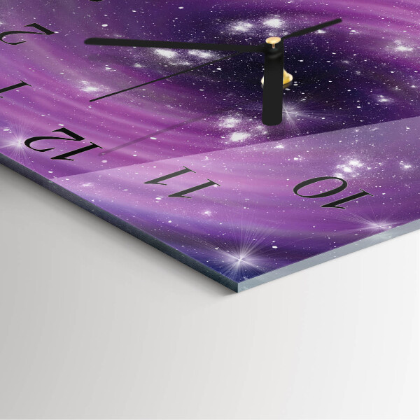 Wanduhr aus glas Abstraktion