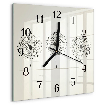 Wanduhr aus glas Abstraktion