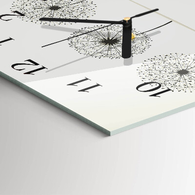 Wanduhr aus glas Abstraktion