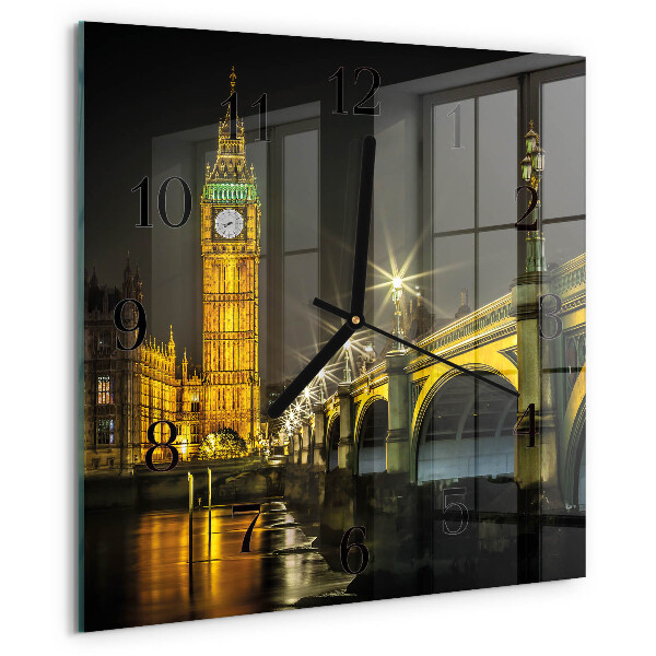 Wanduhr aus glas London