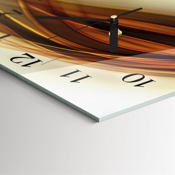 Wanduhr aus glas Abstraktion
