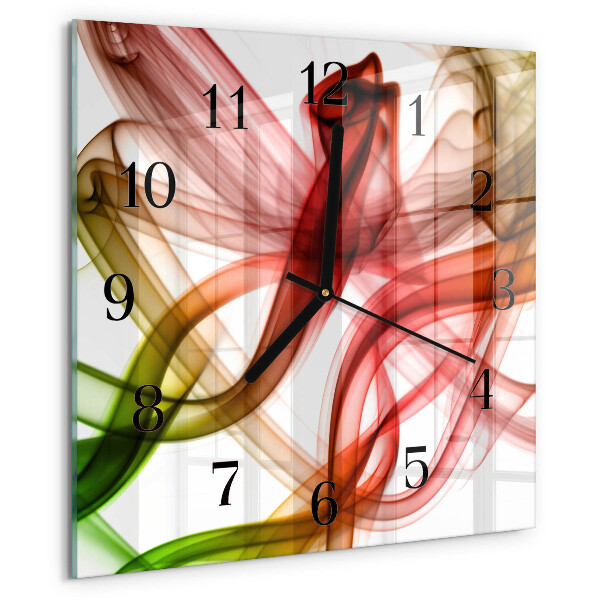 Wanduhr aus glas Abstraktion
