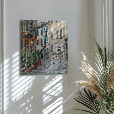 Wanduhr aus glas Avenue