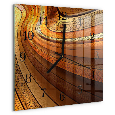 Wanduhr aus glas Abstraktion