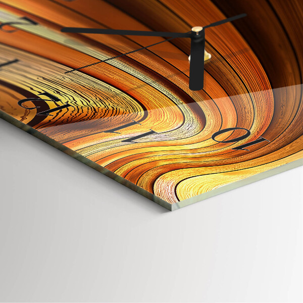 Wanduhr aus glas Abstraktion
