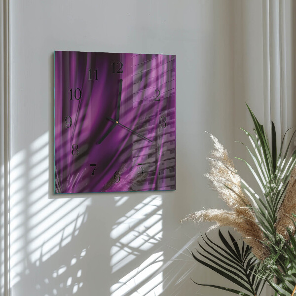 Wanduhr aus glas Abstraktion
