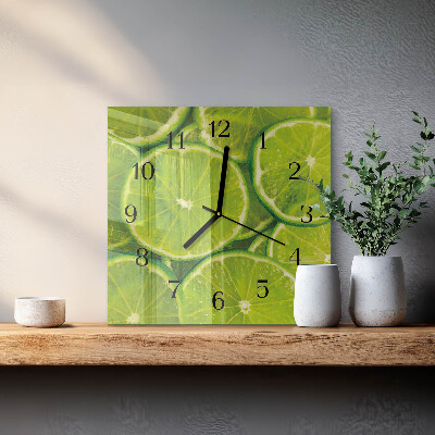 Wanduhr aus glas Kalziumkarbonat