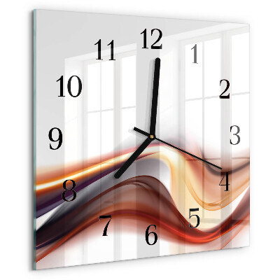 Wanduhr aus glas Abstraktion