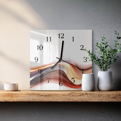 Wanduhr aus glas Abstraktion