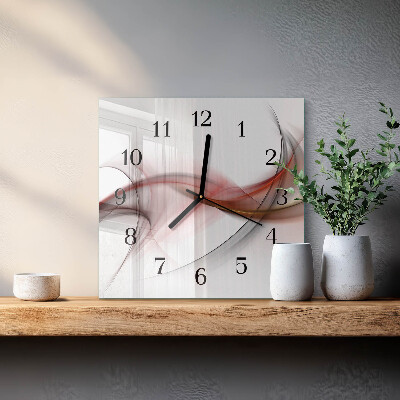 Wanduhr aus glas Abstraktion