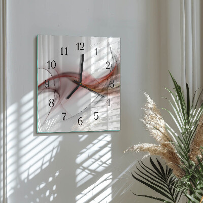 Wanduhr aus glas Abstraktion
