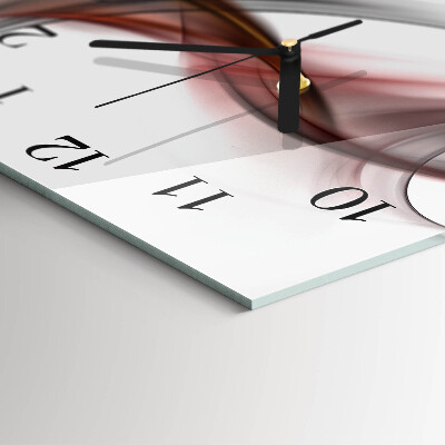Wanduhr aus glas Abstraktion