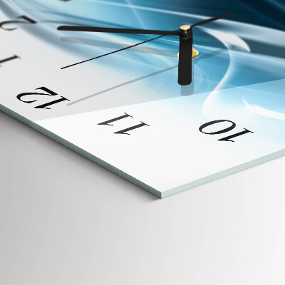 Wanduhr aus glas Abstraktion