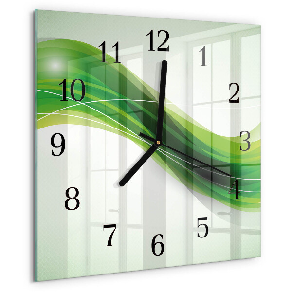 Wanduhr aus glas Abstraktion
