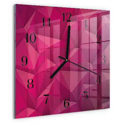 Wanduhr aus glas Abstraktion