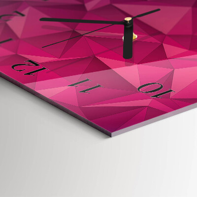 Wanduhr aus glas Abstraktion