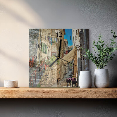 Wanduhr aus glas Avenue