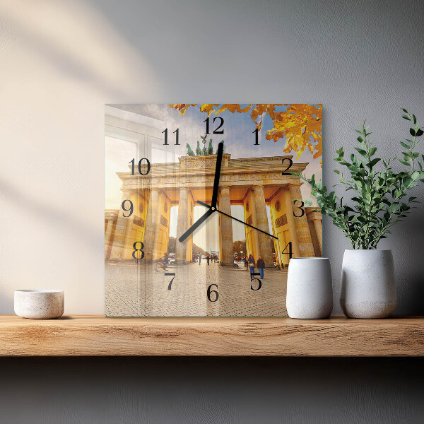 Wanduhr aus glas Berlin