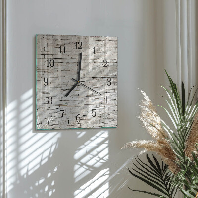 Wanduhr aus glas Klinker