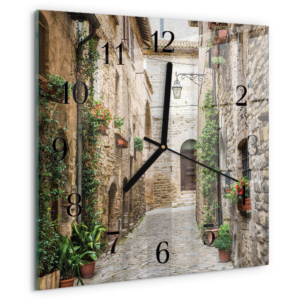 Wanduhr aus glas Avenue