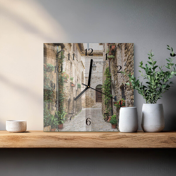 Wanduhr aus glas Avenue