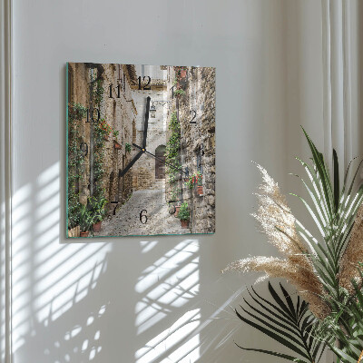 Wanduhr aus glas Avenue