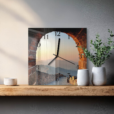 Wanduhr aus glas Chinesische Mauer
