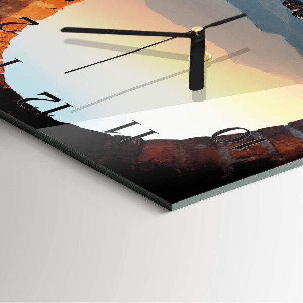 Wanduhr aus glas Chinesische Mauer