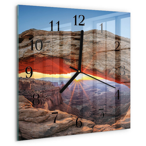 Wanduhr aus glas Grand Canyon