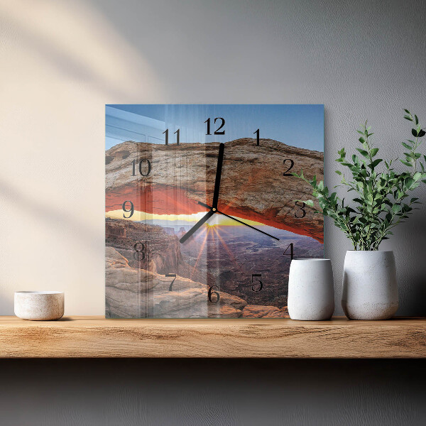 Wanduhr aus glas Grand Canyon