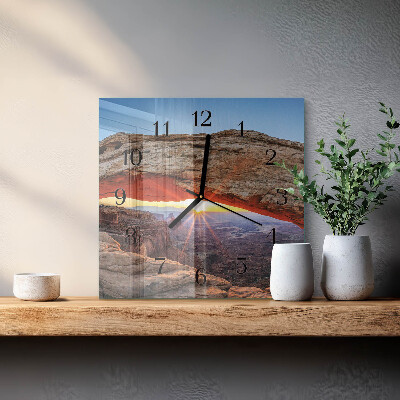 Wanduhr aus glas Grand Canyon
