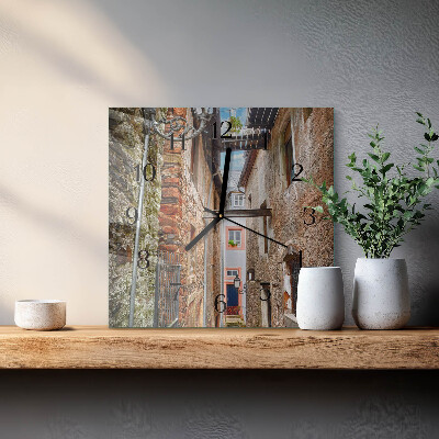 Wanduhr aus glas Avenue